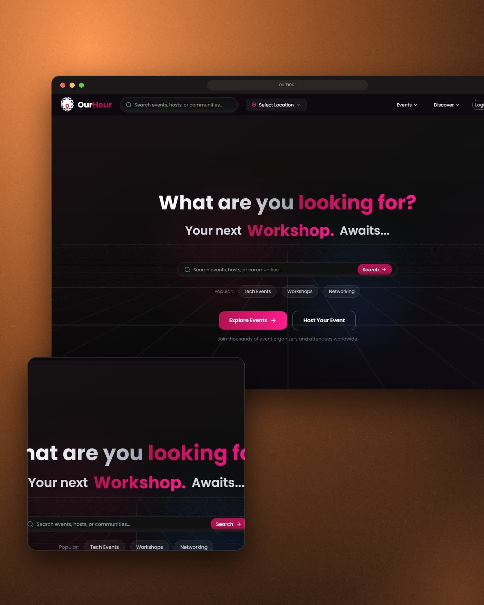 OurHour brand and website by The BrandBerry