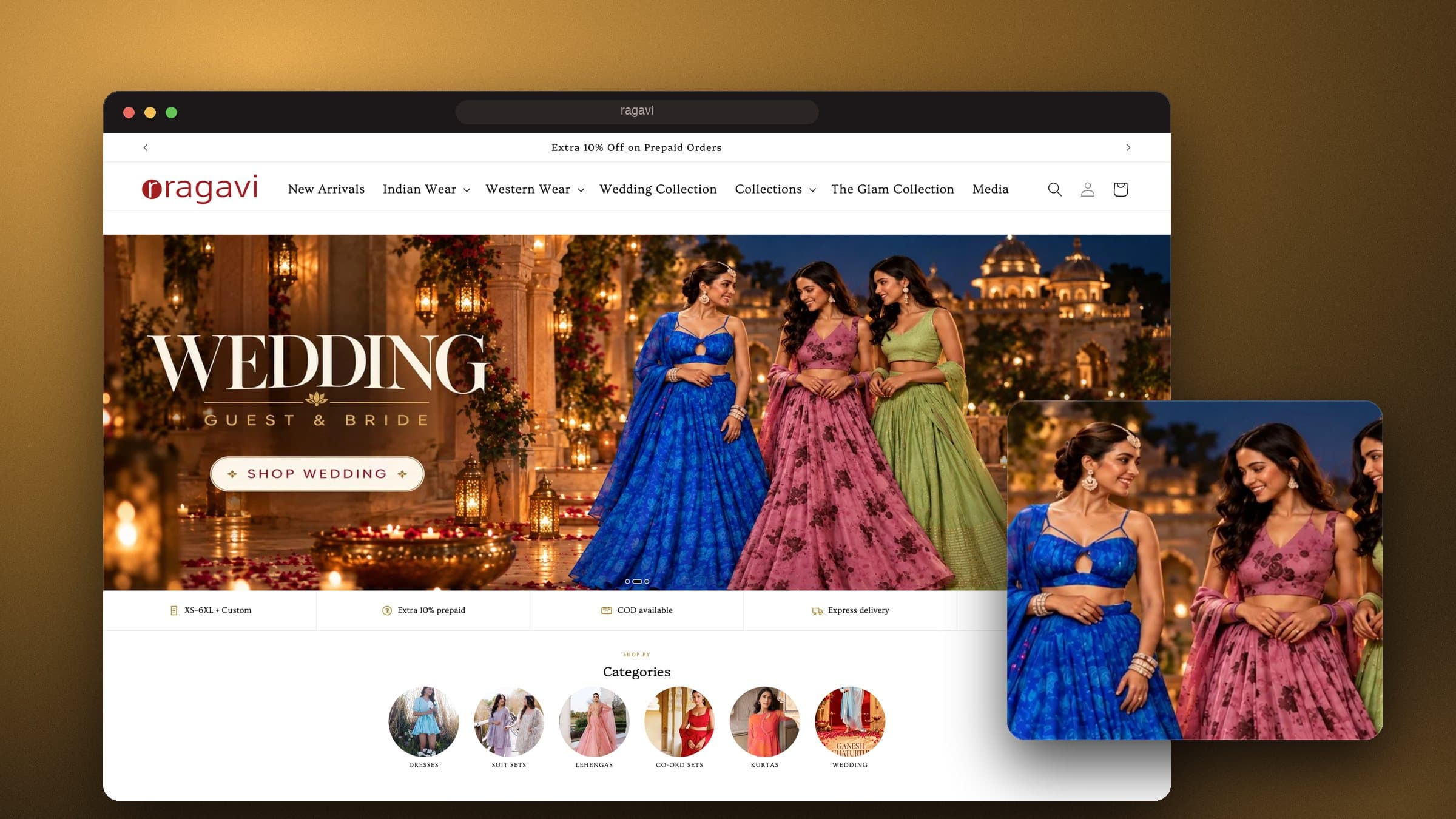 Ragavi website by The BrandBerry