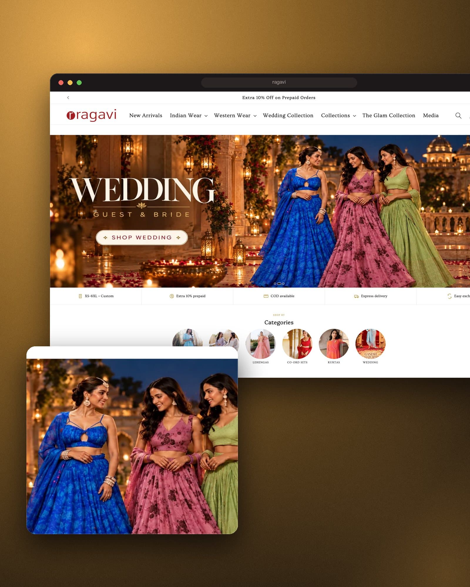 Ragavi website presentation