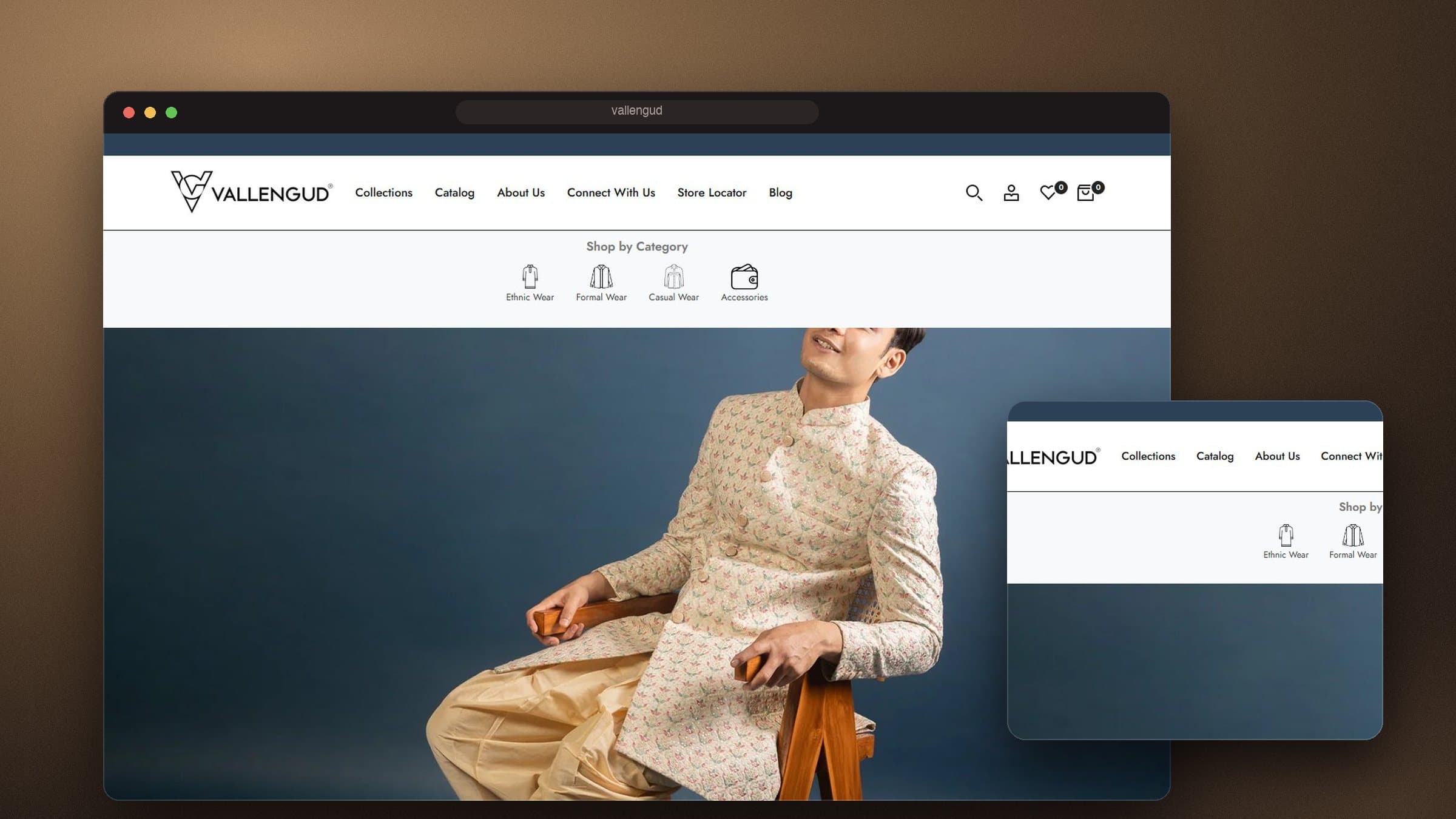 Vallengud website by The BrandBerry