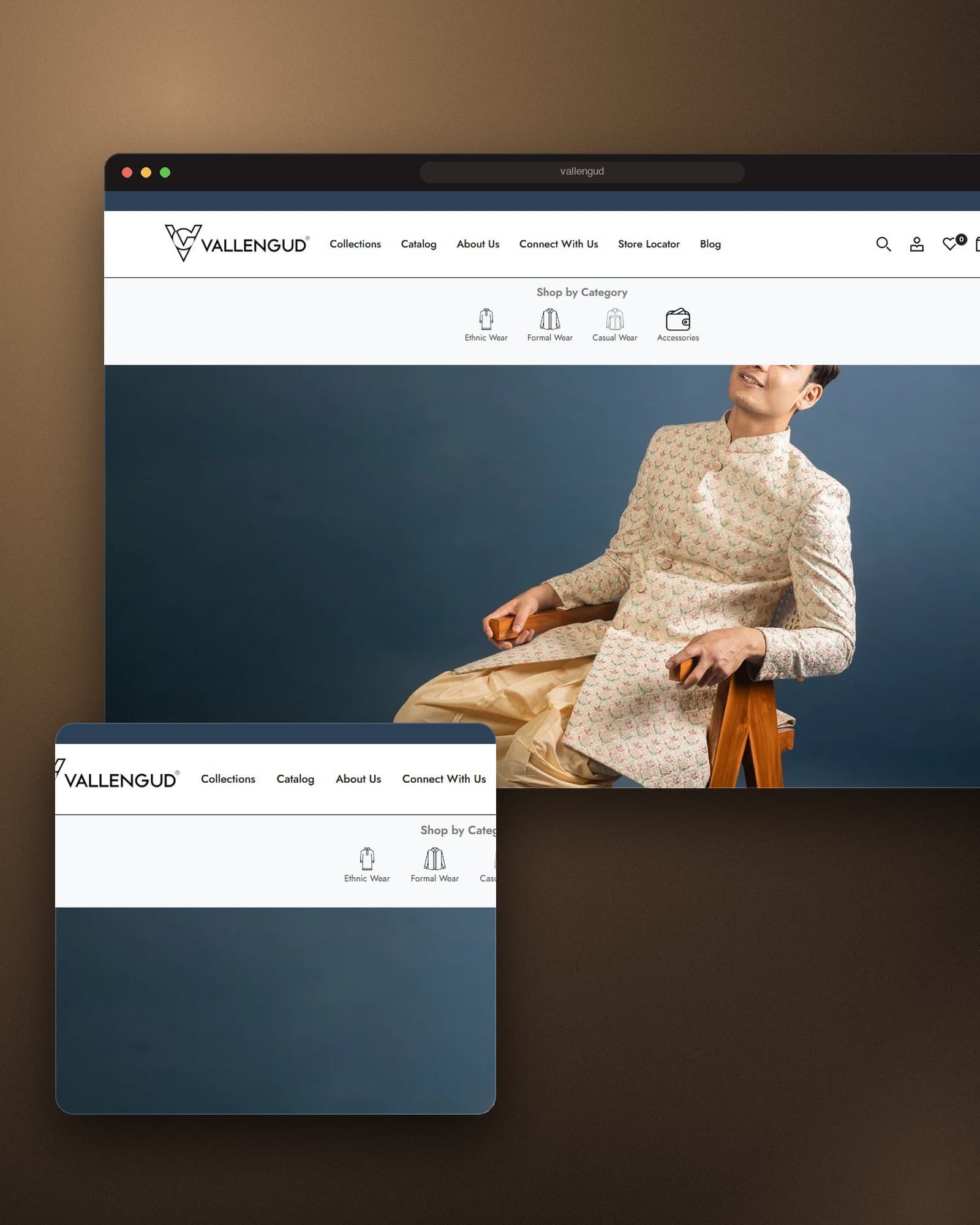 Vallengud website presentation